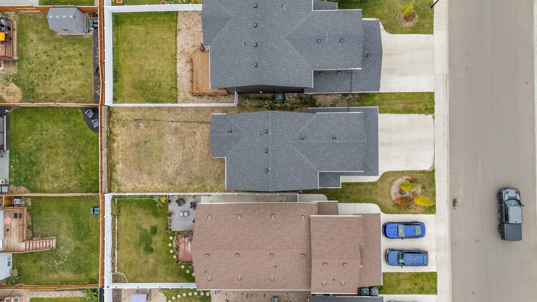 Saskatoon drone photo for real estate listing - overhead property view