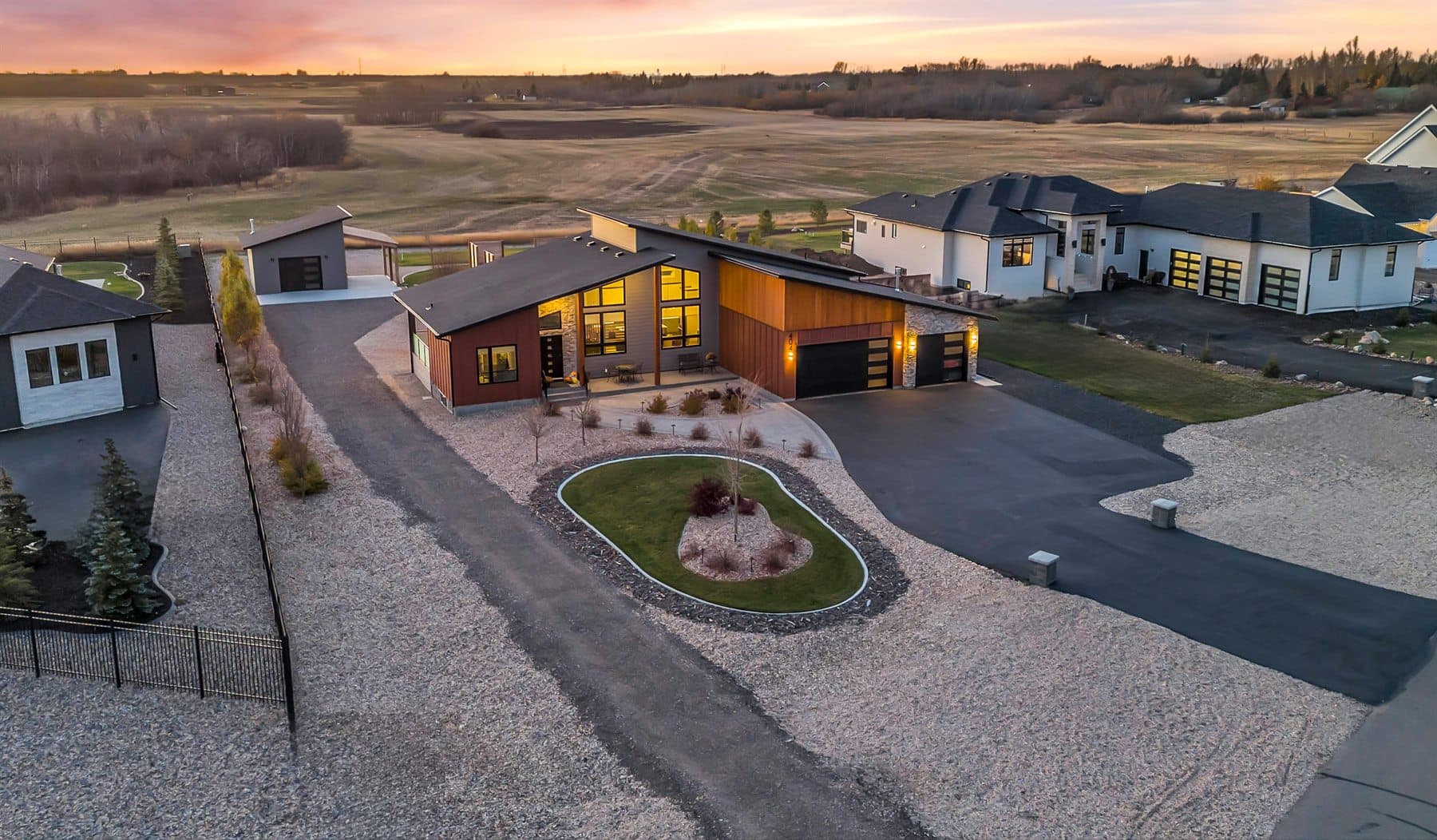 Saskatoon twilight home exterior photography for polished listing launch